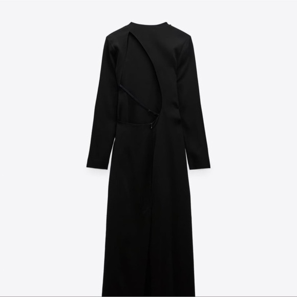 ZARA OPEN BACK DRESS | LIMITED EDITION - Picture 5 of 8